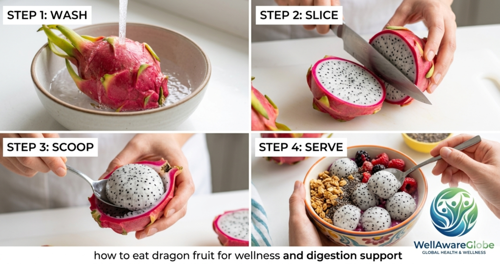 how to eat dragon fruit for wellness and digestion support